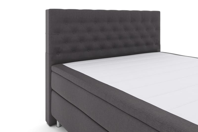 Select No 4 Komplet Sengepakke 180x200 Fast - Mørkegrå/Metal - Møbler - Senge - Kontinentalsenge