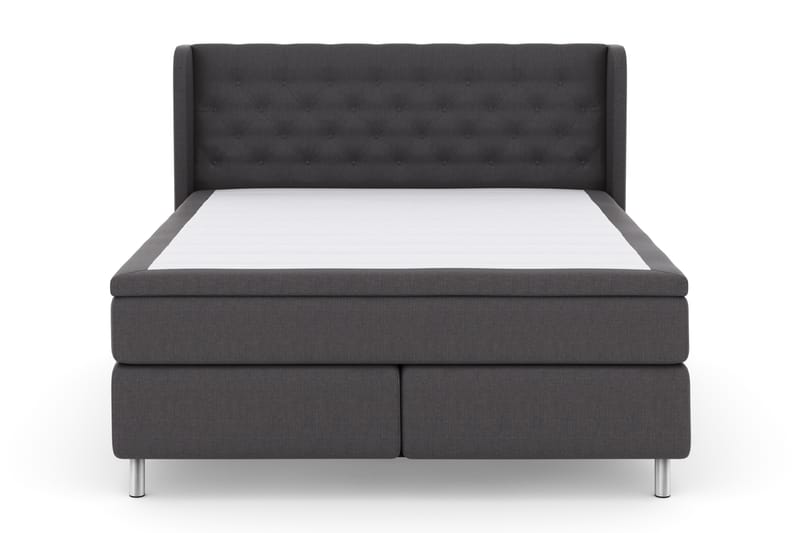 Select No 4 Komplet Sengepakke 180x200 Fast - Mørkegrå/Metal - Møbler - Senge - Komplet sengepakke