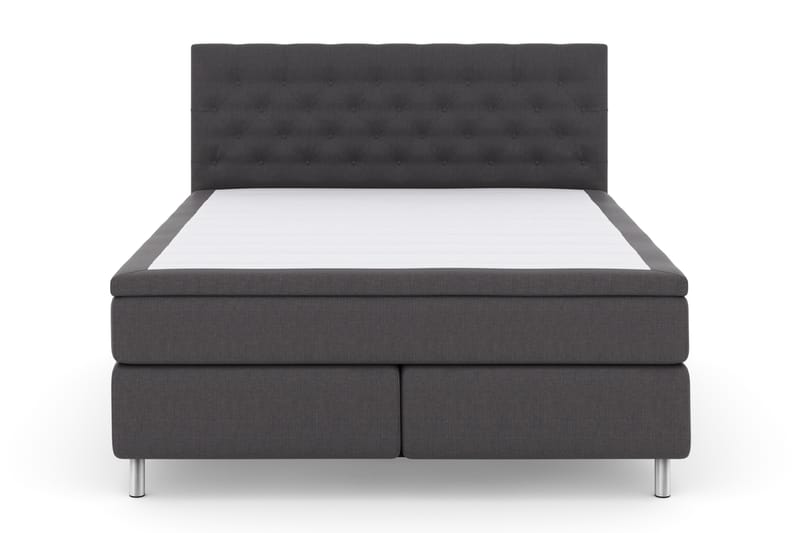 Select No 4 Komplet Sengepakke 180x200 Fast - Mørkegrå/Metal - Møbler - Senge - Komplet sengepakke