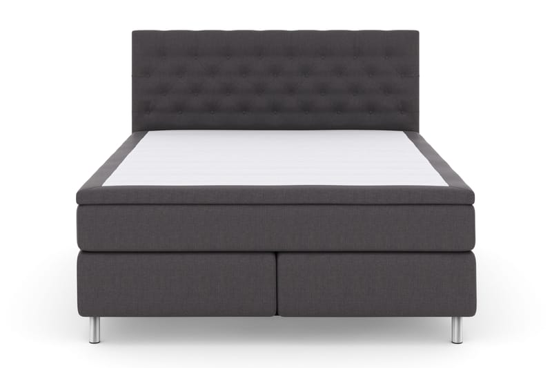 Select No 4 Komplet Sengepakke 180x200 Fast - Mørkegrå/Metal - Møbler - Senge - Kontinentalsenge
