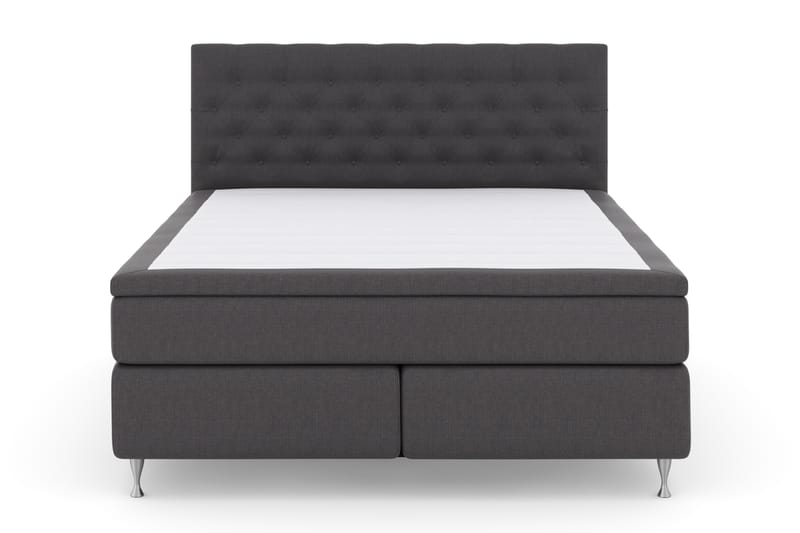 Select No 4 Komplet Sengepakke 180x200 Fast - Mørkegrå/Sølv - Møbler - Senge - Komplet sengepakke