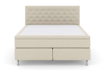 Select No 4 Komplet Sengepakke 180x200 Fast/Medium - Beige/Metal - Møbler - Senge - Komplet sengepakke
