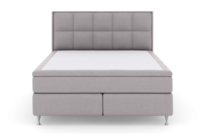 Select No 4 Komplet Sengepakke 180x200 Fast/Medium - Lysegrå/Sølv - Møbler - Senge - Komplet sengepakke
