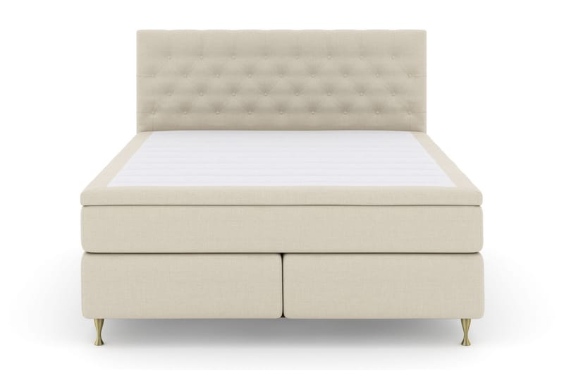 Select No 4 Komplet Sengepakke 180x200 Medium - Beige/Guld - Møbler - Senge - Komplet sengepakke