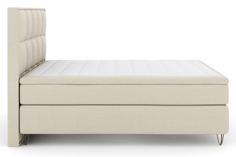 Select No 4 Komplet Sengepakke 180x200 Medium, Beige/Metal V-form