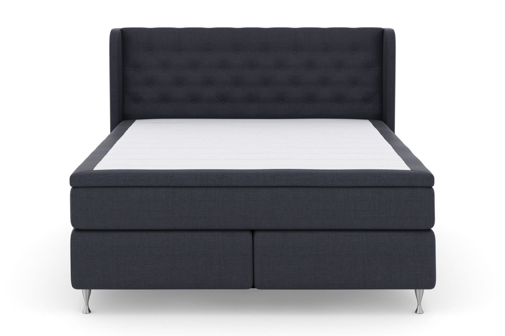 Select No 4 Komplet Sengepakke 180x200 Medium - Blå/Sølv - Møbler - Senge - Komplet sengepakke