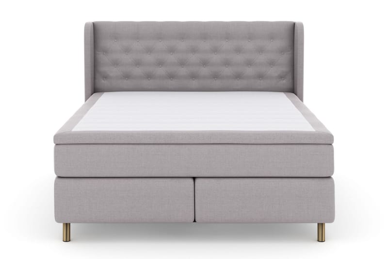 Select No 4 Komplet Sengepakke 180x200 Medium - Lysegrå/Kobber - Møbler - Senge - Kontinentalsenge