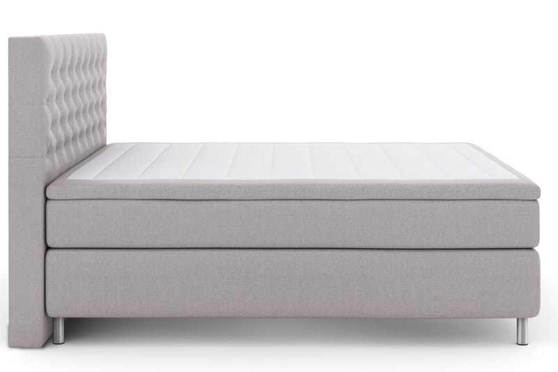 Select No 4 Komplet Sengepakke 180x200 Medium - Lysegrå/Metal - Møbler - Senge - Komplet sengepakke