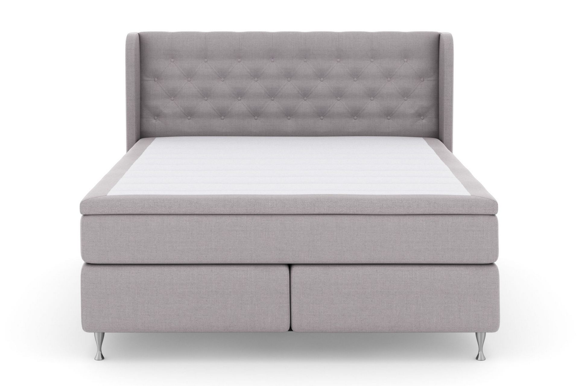 Select No 4 Komplet Sengepakke 180x200 Medium - Lysegrå/Sølv - Møbler - Senge - Komplet sengepakke