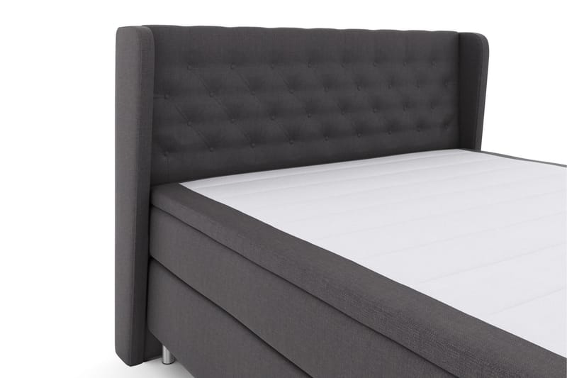 Select No 4 Komplet Sengepakke 180x200 Medium - Mørkegrå/Metal - Komplet sengepakke - Kontinentalsenge - Dobbeltsenge