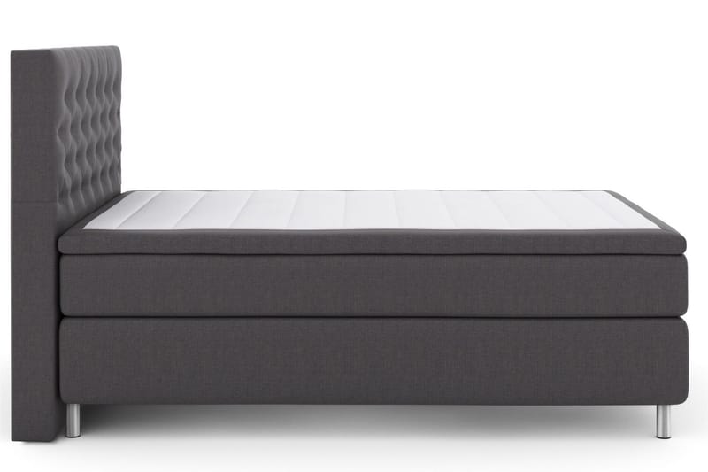 Select No 4 Kontinentalseng 140x200 hård/Medium - mørkegrå/metal - Møbler - Senge - Kontinentalsenge