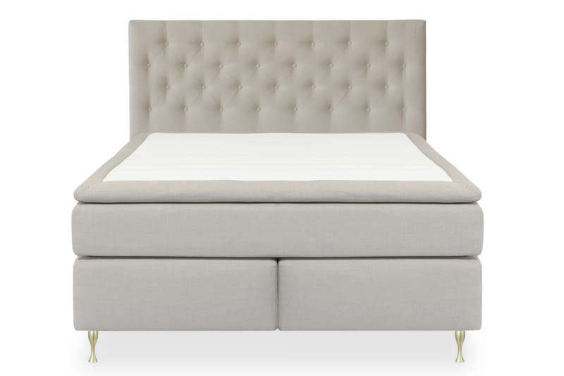 Select No 4 Kontinentalseng 180x200 hård - Beige/Guld - Møbler - Senge - Kontinentalsenge