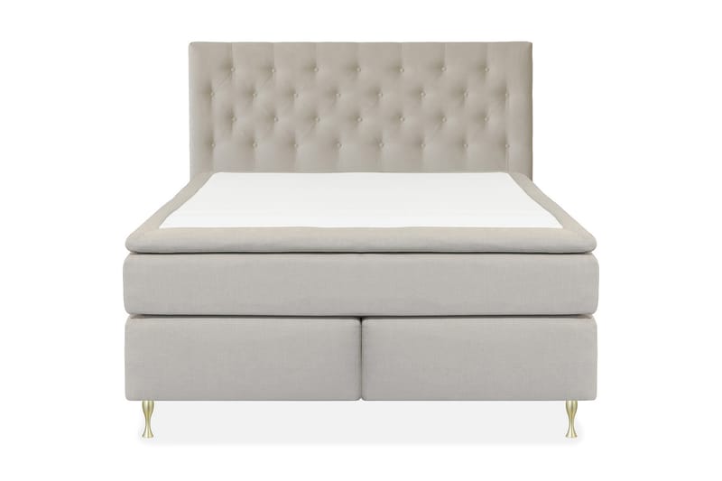 Select No 4 Kontinentalseng 180x200 hård/Medium - Beige/Guld - Møbler - Senge - Kontinentalsenge