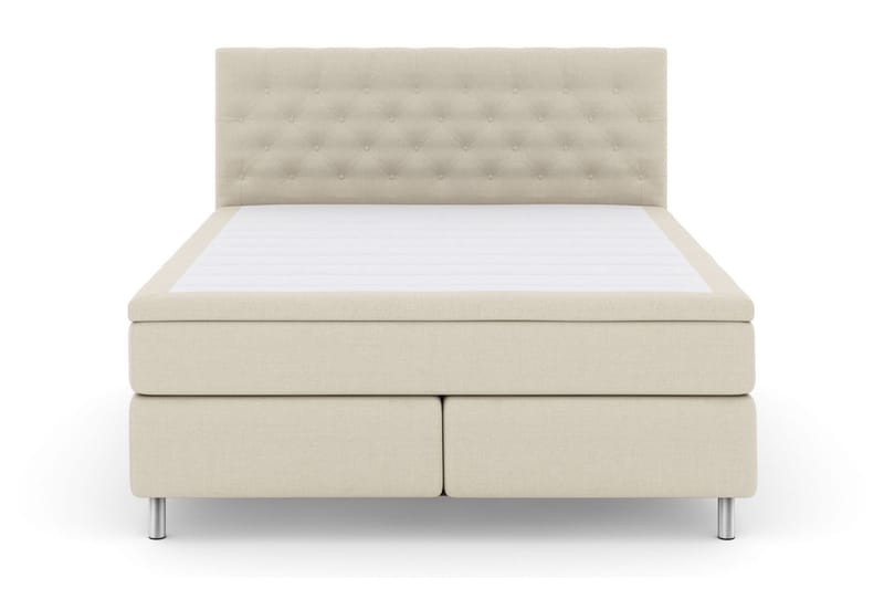 Select No 4 Kontinentalseng 180x200 hård/Medium, Beige/metal