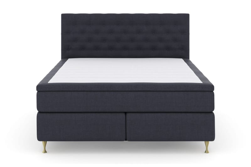 Select No 4 Kontinentalseng 180x200 hård/Medium, Blå/Guld