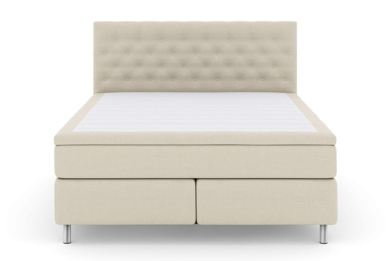 Select No 4 Kontinentalseng 210x210 Medium - Beige/metal - Møbler - Senge - Kontinentalsenge