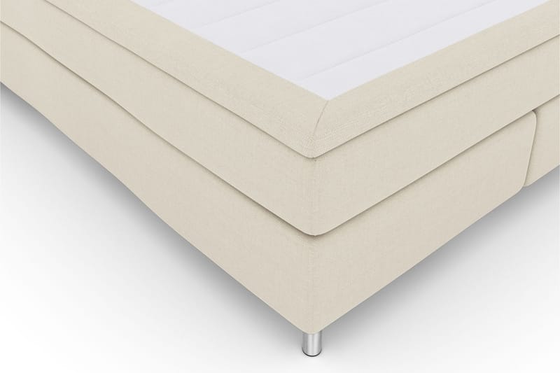 Select No 4 Kontinentalseng 210x210 Medium - Beige/metal - Møbler - Senge - Kontinentalsenge