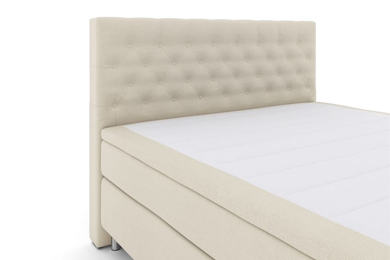 Select No 4 Kontinentalseng 210x210 Medium - Beige/metal - Møbler - Senge - Kontinentalsenge