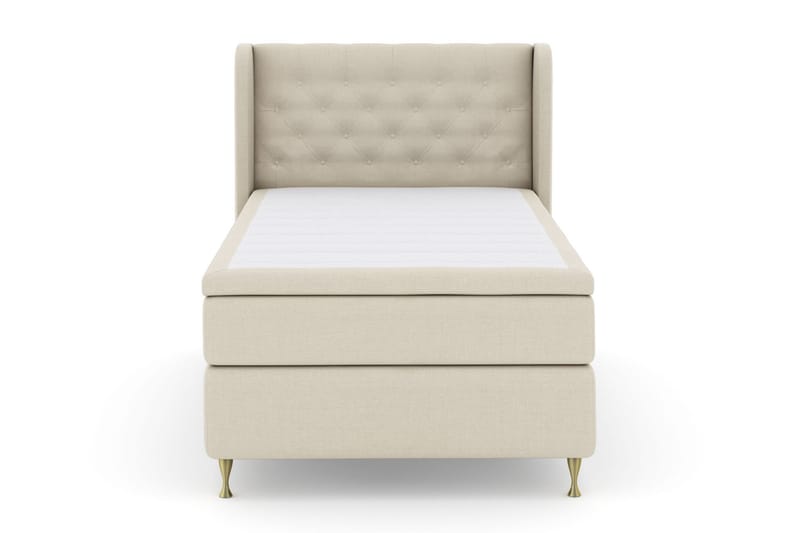 Select No 5 Komplet Sengepakke 120x200 Fast Latex - Beige/Guld - Møbler - Senge - Komplet sengepakke