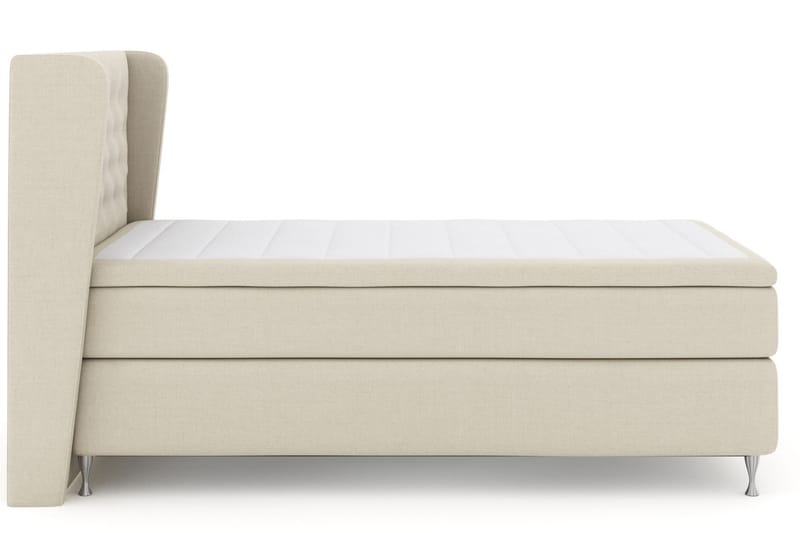 Select No 5 Komplet Sengepakke 120x200 Fast Latex - Beige/Sølv - Møbler - Senge - Komplet sengepakke