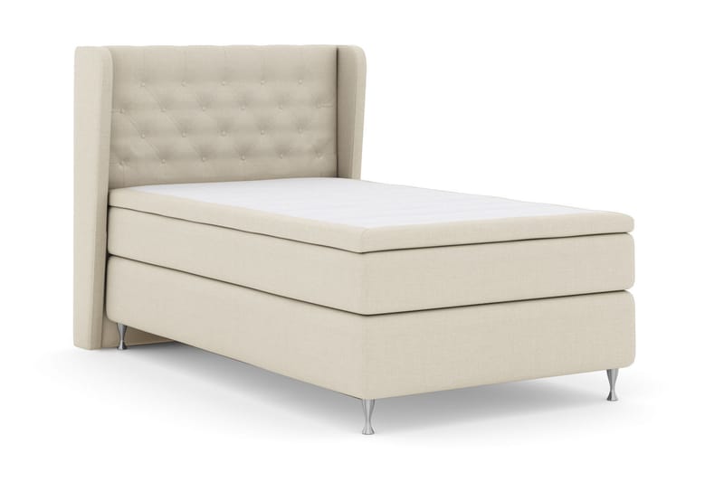 Select No 5 Komplet Sengepakke 120x200 Fast Latex - Beige/Sølv - Møbler - Senge - Komplet sengepakke