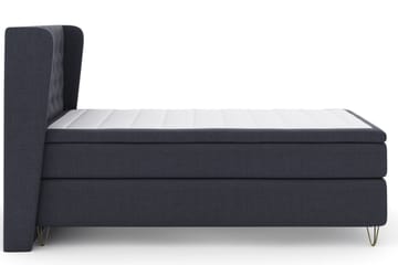 Select No 5 Komplet Sengepakke 120x200 Fast Latex - Blå/Metal V-form - Møbler - Senge - Komplet sengepakke