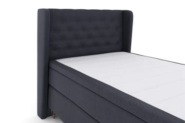 Select No 5 Komplet Sengepakke 120x200 Fast Latex - Blå/Metal V-form - Møbler - Senge - Komplet sengepakke