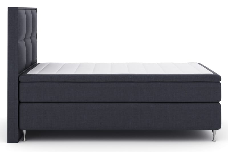 Select No 5 Komplet Sengepakke 120x200 Fast Latex - Blå/Sølv - Møbler - Senge - Komplet sengepakke