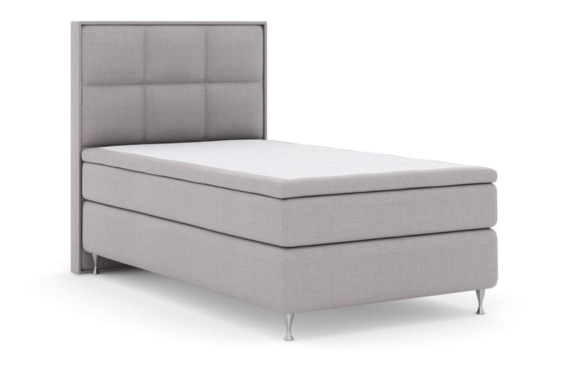 Select No 5 Komplet Sengepakke 120x200 Fast Latex - Lysegrå/Sølv - Møbler - Senge - Komplet sengepakke