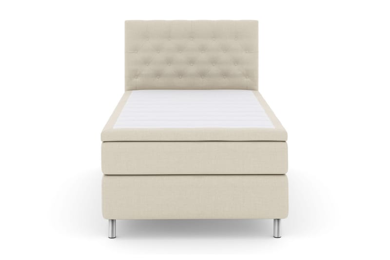 Select No 5 Komplet Sengepakke 120x200 Fast Watergel - Beige/Metal - Møbler - Senge - Komplet sengepakke