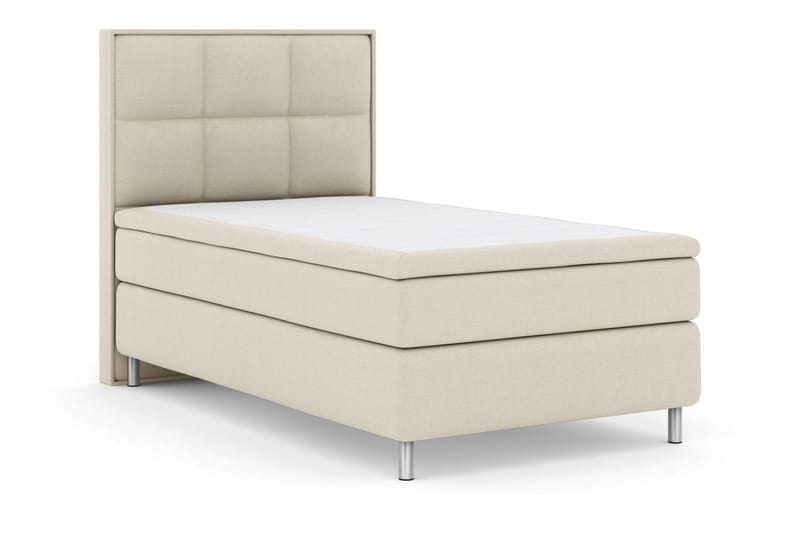 Select No 5 Komplet Sengepakke 120x200 Fast Watergel - Beige/Metal - Møbler - Senge - Kontinentalsenge