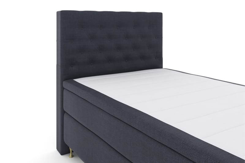 Select No 5 Komplet Sengepakke 120x200 Fast Watergel - Blå/Guld - Møbler - Senge - Komplet sengepakke
