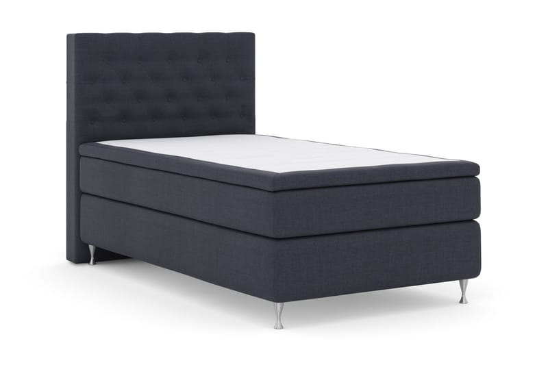 Select No 5 Komplet Sengepakke 120x200 Fast Watergel - Blå/Sølv - Møbler - Senge - Komplet sengepakke
