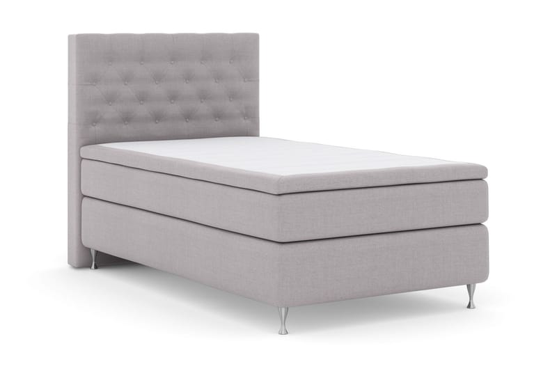 Select No 5 Komplet Sengepakke 120x200 Fast Watergel - Lysegrå/Sølv - Møbler - Senge - Komplet sengepakke