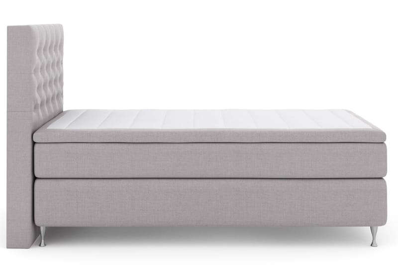Select No 5 Komplet Sengepakke 120x200 Fast Watergel - Lysegrå/Sølv - Møbler - Senge - Komplet sengepakke