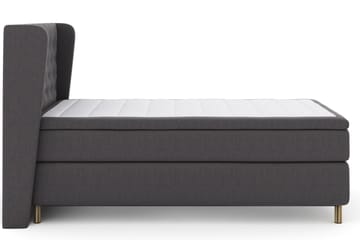 Select No 5 Komplet Sengepakke 120x200 Fast Watergel - Mørkegrå/Kobber - Møbler - Senge - Komplet sengepakke