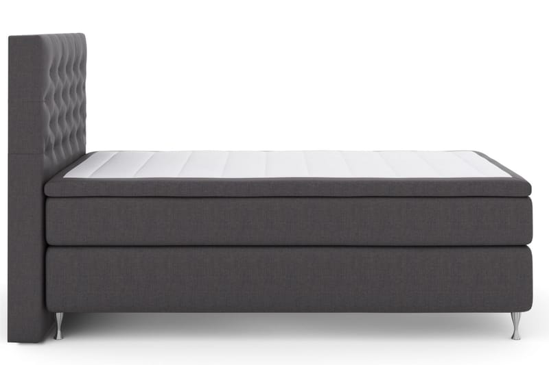 Select No 5 Komplet Sengepakke 120x200 Fast Watergel - Mørkegrå/Sølv - Møbler - Senge - Komplet sengepakke