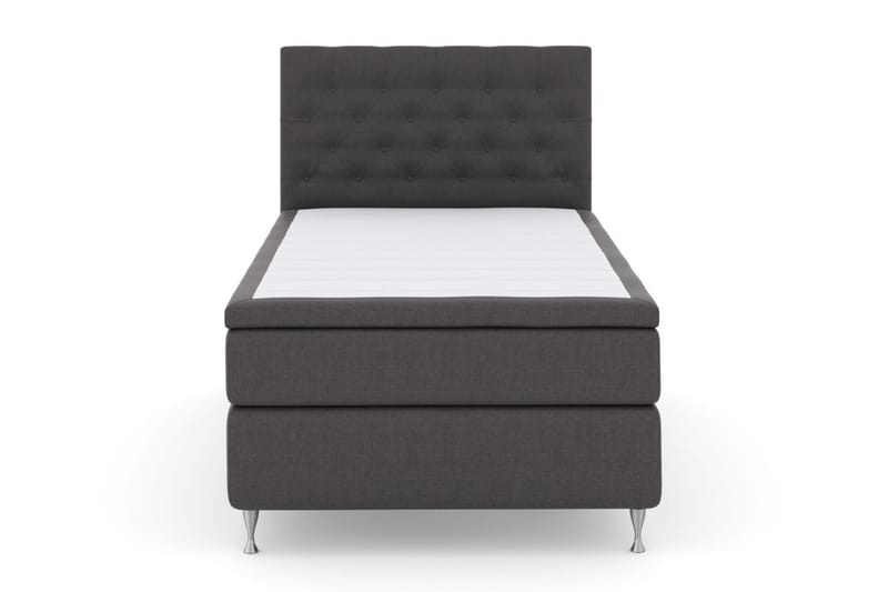 Select No 5 Komplet Sengepakke 120x200 Fast Watergel - Mørkegrå/Sølv - Møbler - Senge - Komplet sengepakke