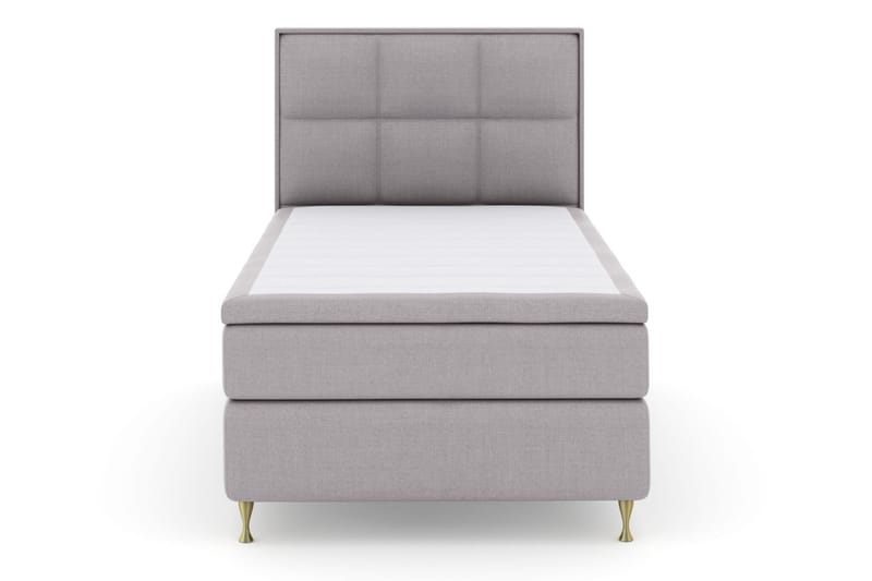 Select No 5 Komplet Sengepakke 120x200 Medium Latex - Lysegrå/Guld - Møbler - Senge - Kontinentalsenge