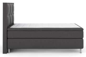 Mørkegrå/Metal Select No 5 Komplet Sengepakke 120x200 Medium Latex