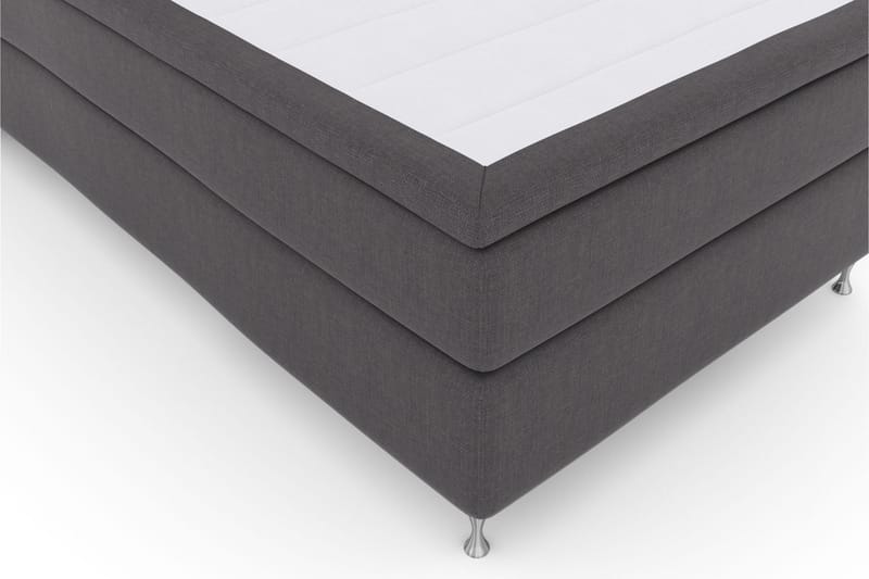 Select No 5 Komplet Sengepakke 120x200 Medium Watergel - Mørkegrå/Sølv - Komplet sengepakke - Kontinentalsenge