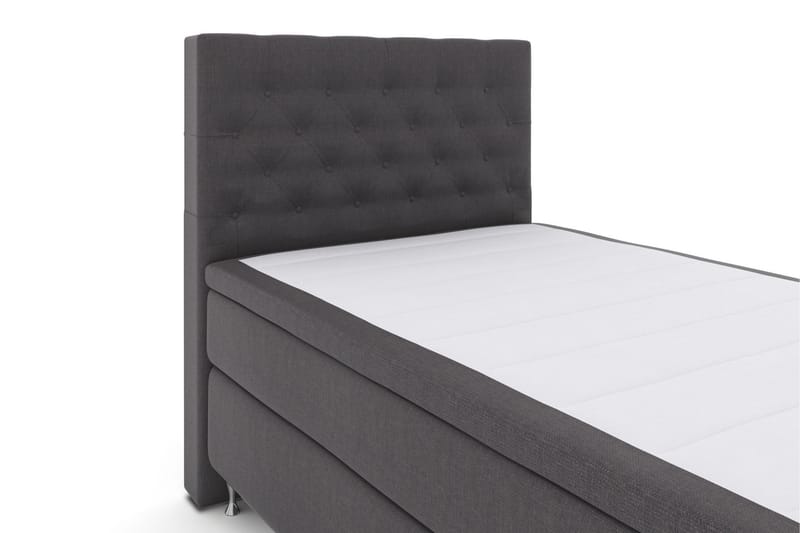 Select No 5 Komplet Sengepakke 120x200 Medium Watergel - Mørkegrå/Sølv - Komplet sengepakke - Kontinentalsenge