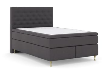 Select No 5 Komplet Sengepakke 140x200 Fast Latex - Mørkegrå/Guld - Møbler - Senge - Komplet sengepakke