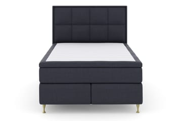 Select No 5 Komplet Sengepakke 140x200 Fast Watergel - Blå/Guld - Møbler - Senge - Komplet sengepakke