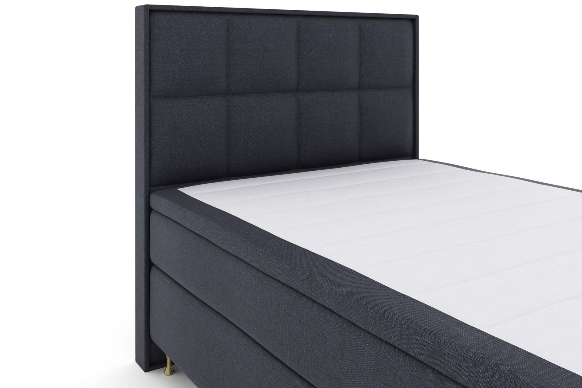 Select No 5 Komplet Sengepakke 140x200 Fast Watergel - Blå/Guld - Møbler - Senge - Komplet sengepakke