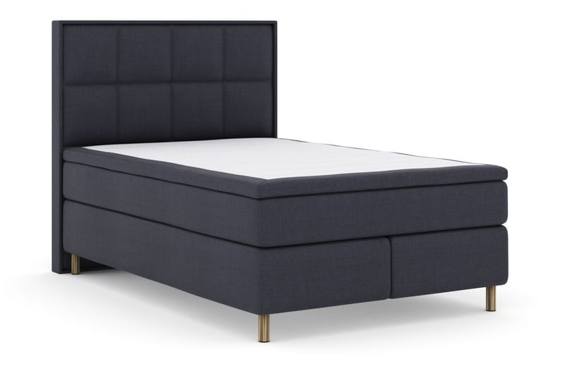 Select No 5 Komplet Sengepakke 140x200 Fast Watergel - Blå/Metal - Møbler - Senge - Kontinentalsenge
