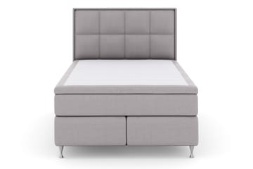 Select No 5 Komplet Sengepakke 140x200 Fast Watergel - Lysegrå/Sølv - Møbler - Senge - Komplet sengepakke