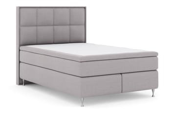 Select No 5 Komplet Sengepakke 140x200 Fast Watergel - Lysegrå/Sølv - Møbler - Senge - Komplet sengepakke
