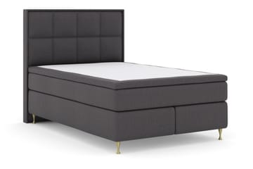 Select No 5 Komplet Sengepakke 140x200 Fast Watergel - Mørkegrå/Guld - Møbler - Senge - Komplet sengepakke
