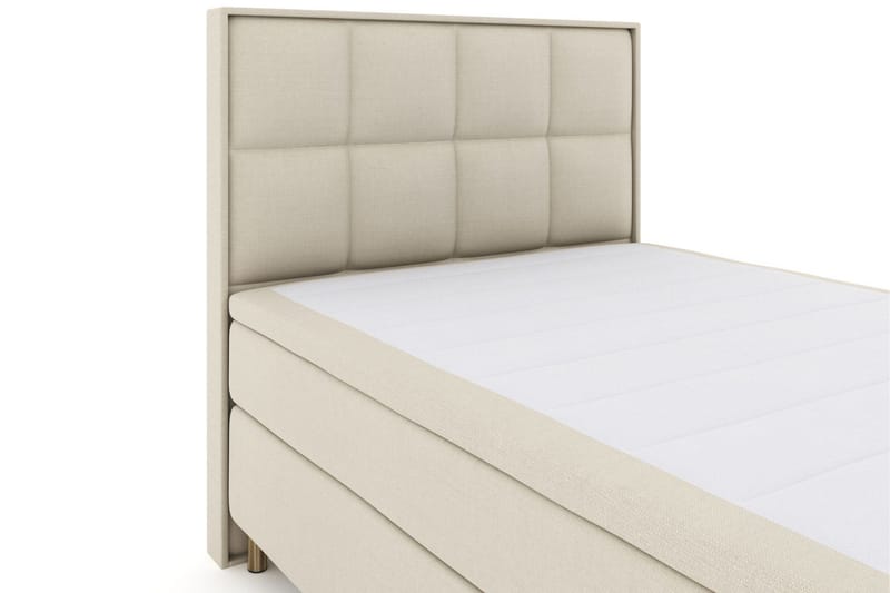Select No 5 Komplet Sengepakke 140x200 Fast/Medium Latex - Beige/Kobber - Møbler - Senge - Kontinentalsenge